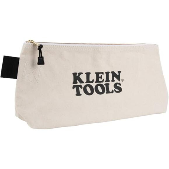 Tools Zipper Bag, Canvas Tool Pouch with Heavy Duty Brass Zipper Close - Picture 14 of 14